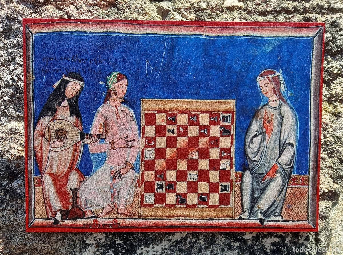 Artesan&iacute;a: Cuadro medieval Damas del ajedrez - Foto 1