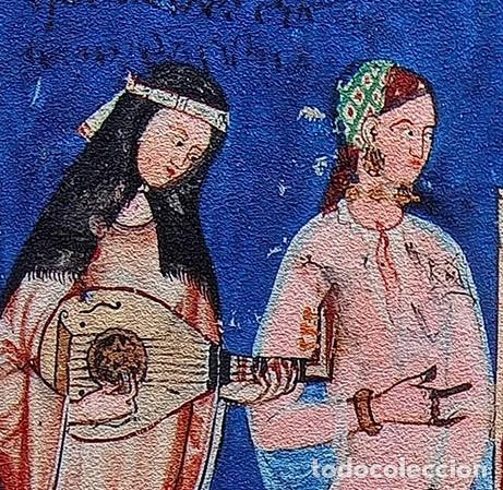 Artesan&iacute;a: Cuadro medieval Damas del ajedrez - Foto 5