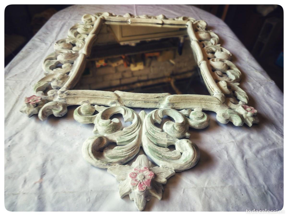 Artesan&iacute;a: Espejo antiguo restaurado - Foto 4