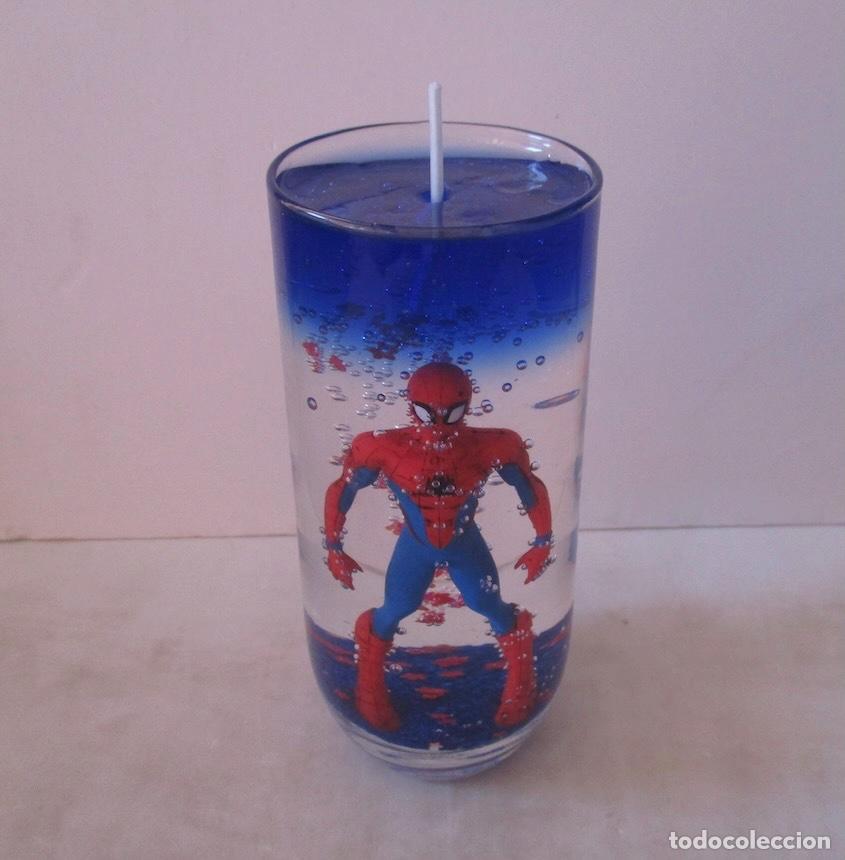 Artesan&iacute;a: VELA DECORATIVA CON SPIDERMAN - Foto 1