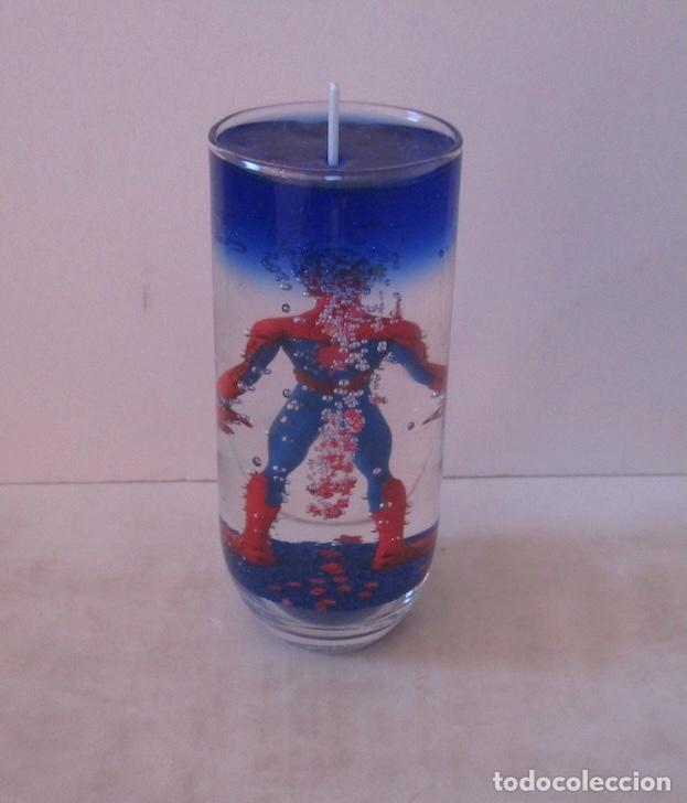 Artesan&iacute;a: VELA DECORATIVA CON SPIDERMAN - Foto 3