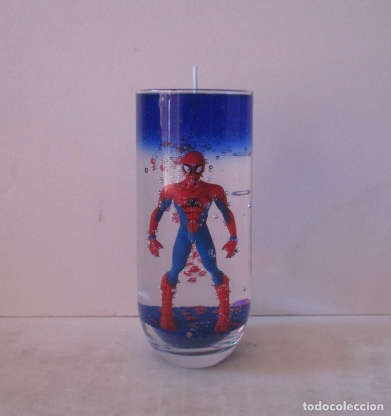 Artesan&iacute;a: VELA DECORATIVA CON SPIDERMAN - Foto 5
