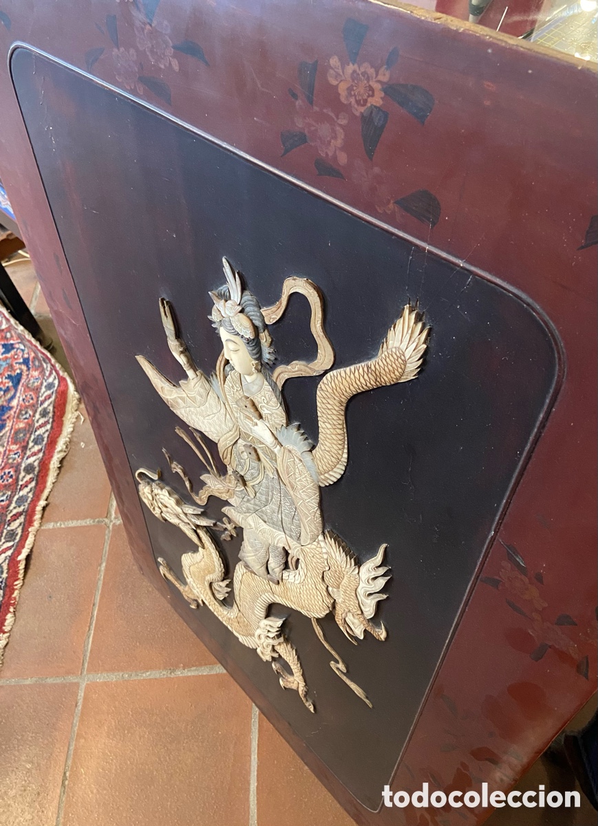 Artesan&iacute;a: Panel chino tallado hueso - Foto 3