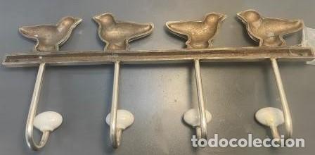 Artesan&iacute;a: PERCHERO DE ALUMINIO Y CERAMICA - Foto 2