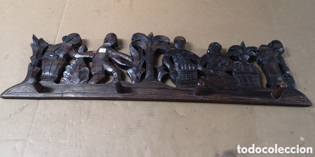 Artesan&iacute;a: Perchero artesanal en madera - Foto 2