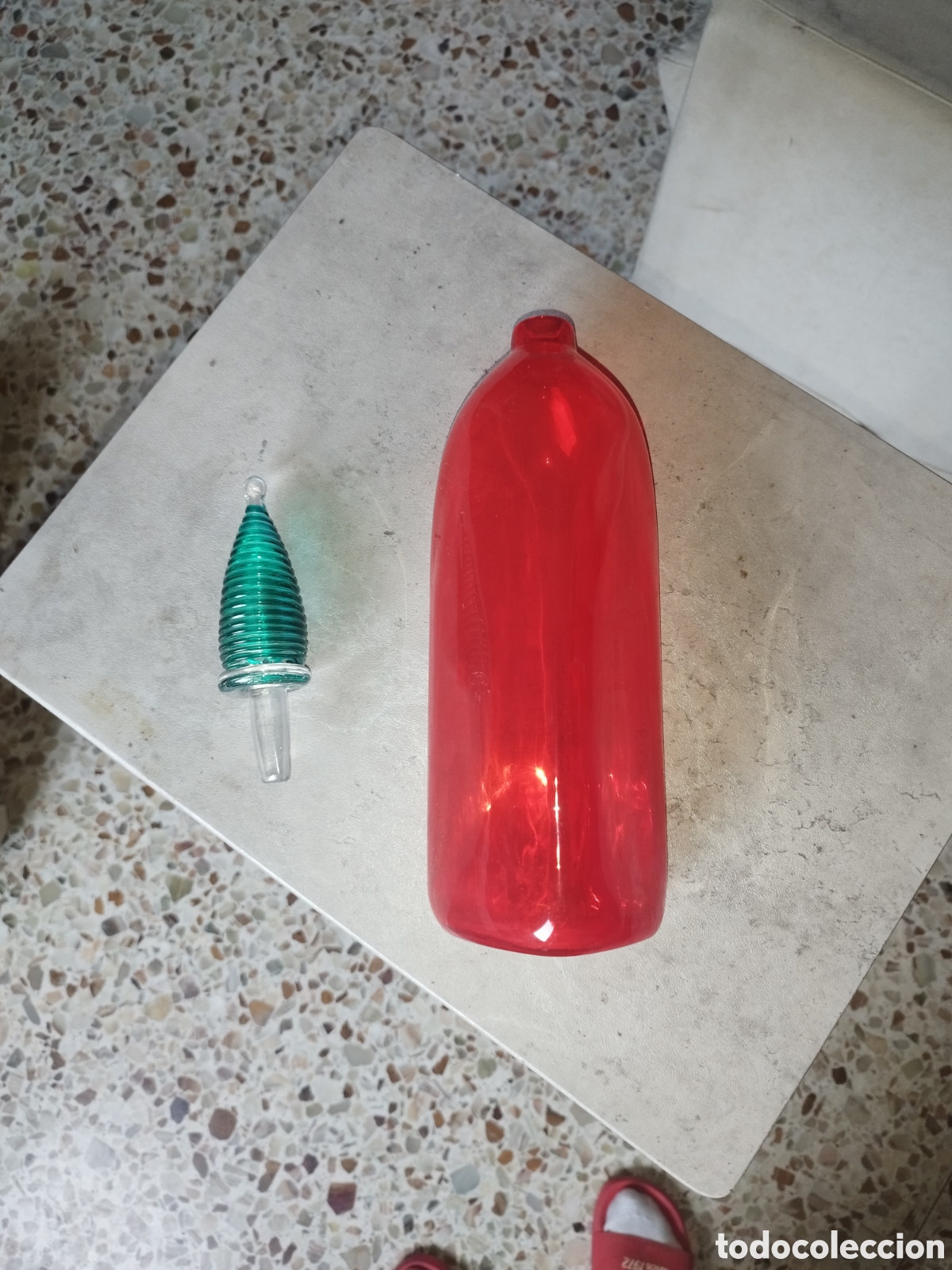 Artesan&iacute;a: Botella de vidrio murano - Foto 2