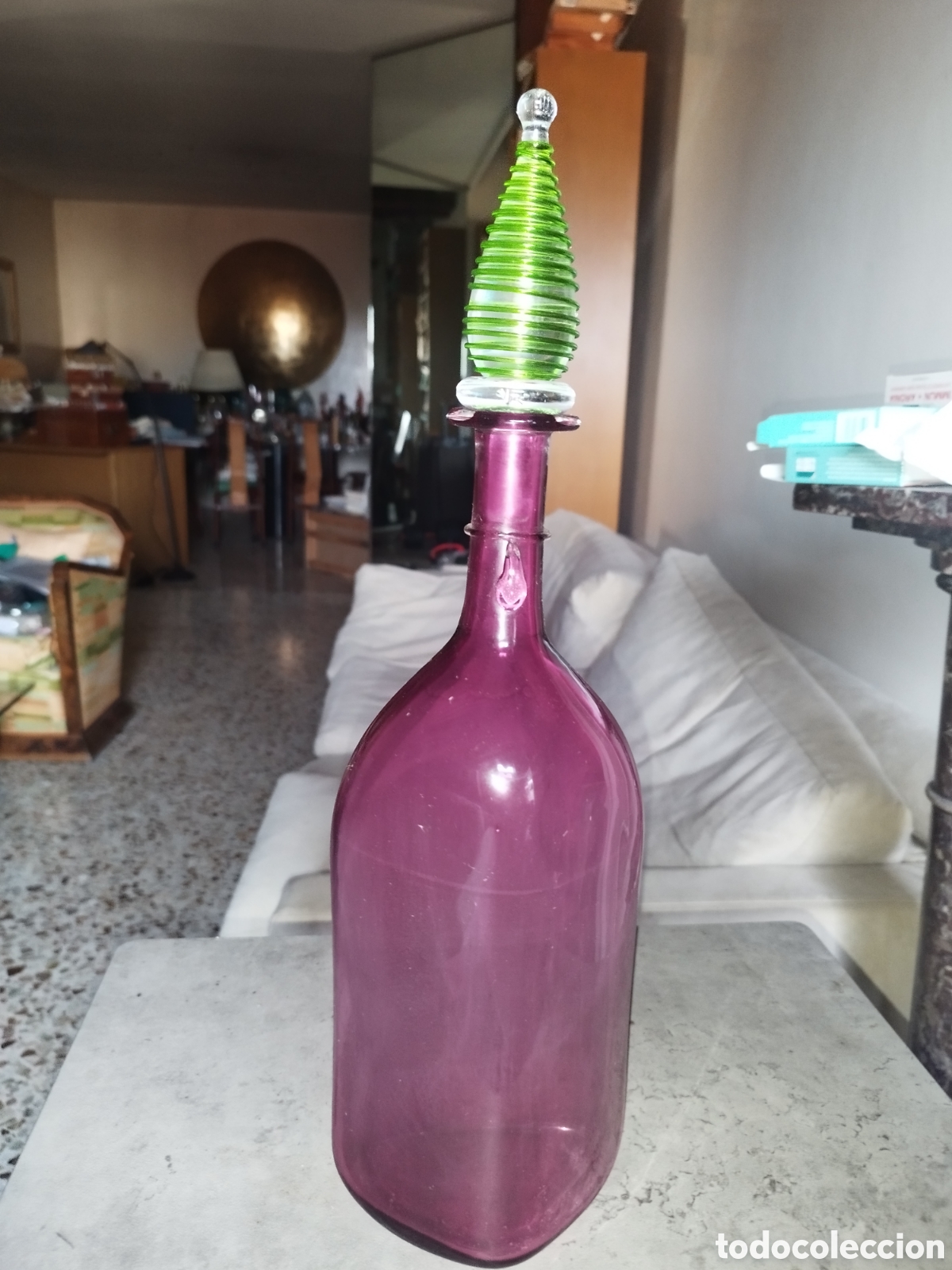 Artesan&iacute;a: Botella de vidrio murano - Foto 7