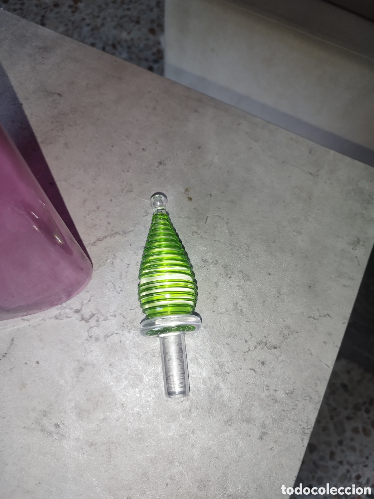 Artesan&iacute;a: Botella de vidrio murano - Foto 9