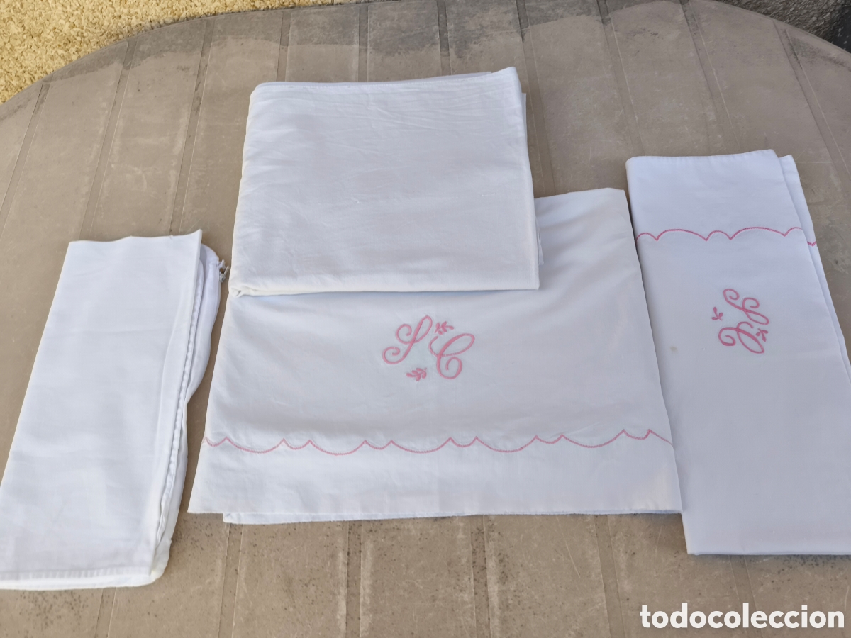 Artesan&iacute;a: Juego de cama individual, 100% algod&oacute;n - Foto 3