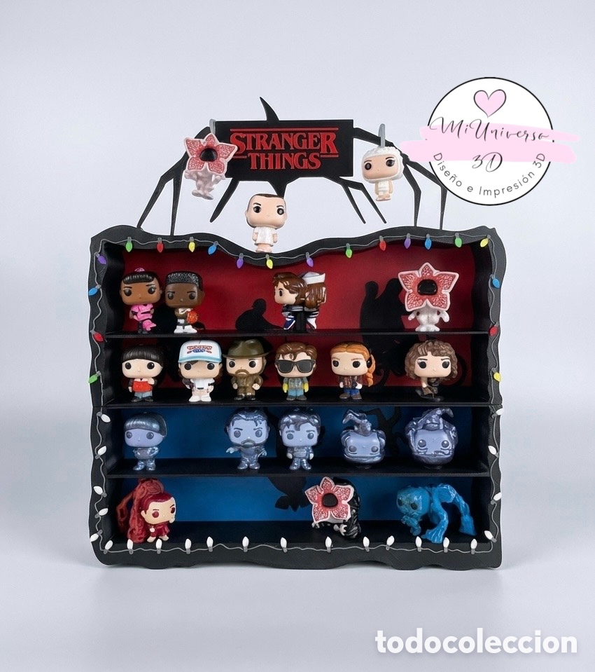 Artesan&iacute;a: Expositor figuras Stranger Things Kinder Joy - Foto 1