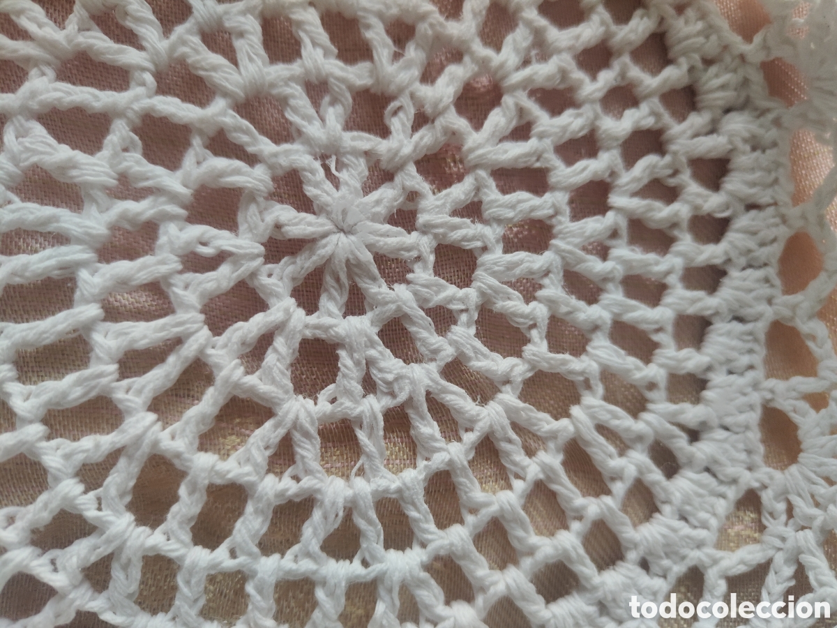Artesan&iacute;a: Cestito de ganchillo blanco hecho a mano - Foto 4