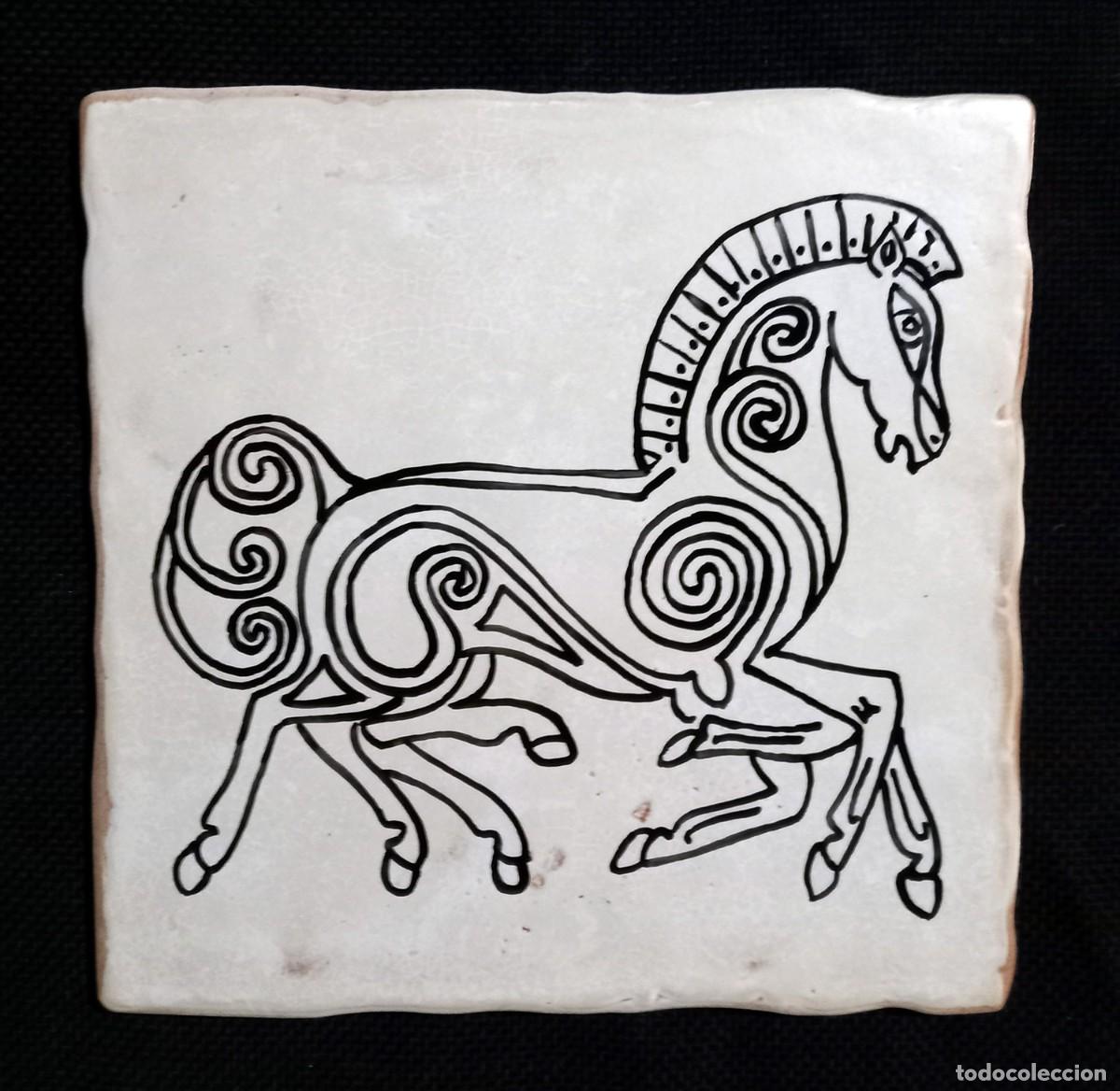 Artesan&iacute;a: Azulejo Caballo vikingo - Foto 1