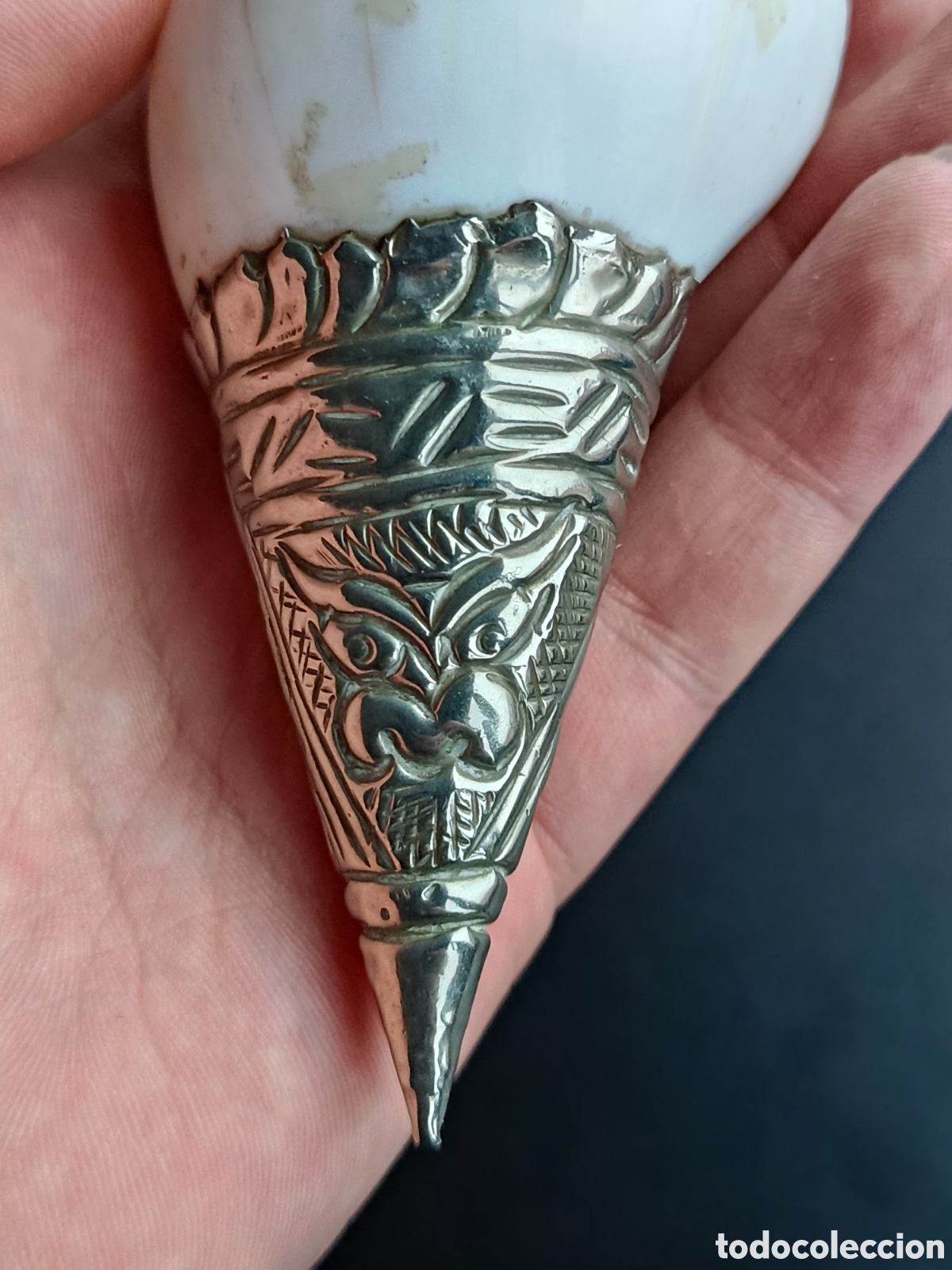 Artesan&iacute;a: CARACOLAS TIBETANAS CON PLATA - Foto 4