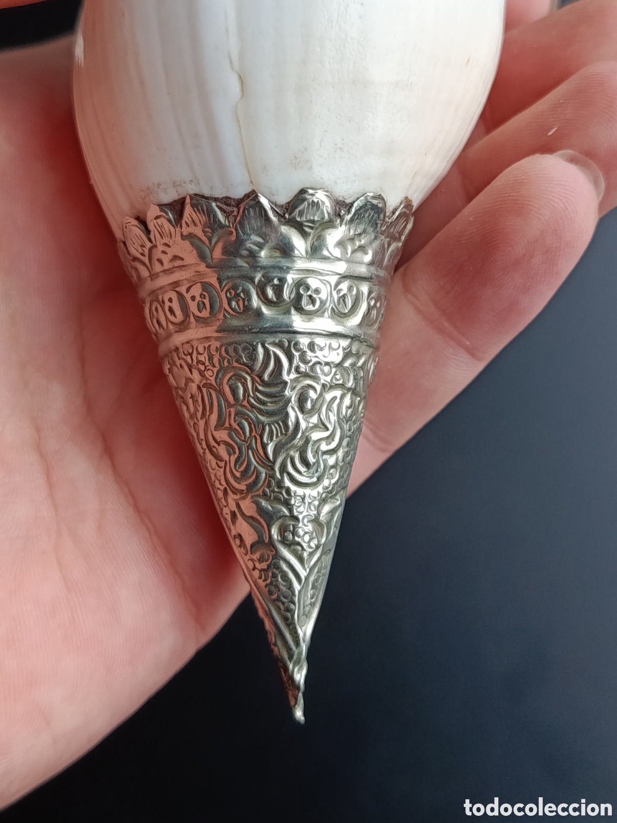 Artesan&iacute;a: CARACOLAS TIBETANAS CON PLATA - Foto 5