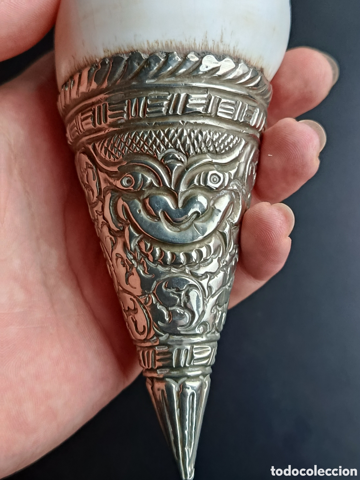 Artesan&iacute;a: CARACOLAS TIBETANAS CON PLATA - Foto 7