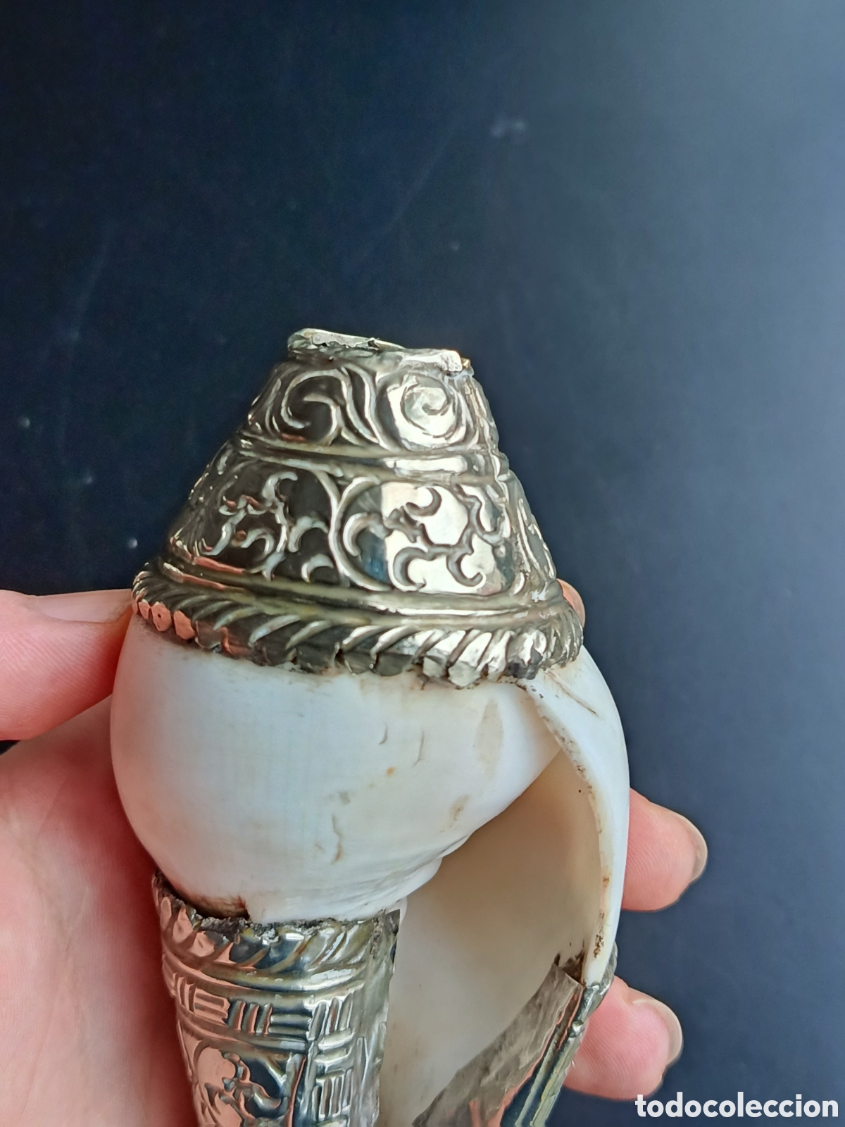Artesan&iacute;a: CARACOLAS TIBETANAS CON PLATA - Foto 9