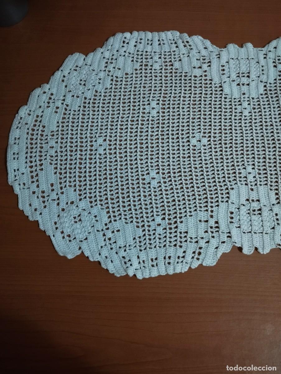 Artesan&iacute;a: Tapete de ganchillo rectangular - Foto 2