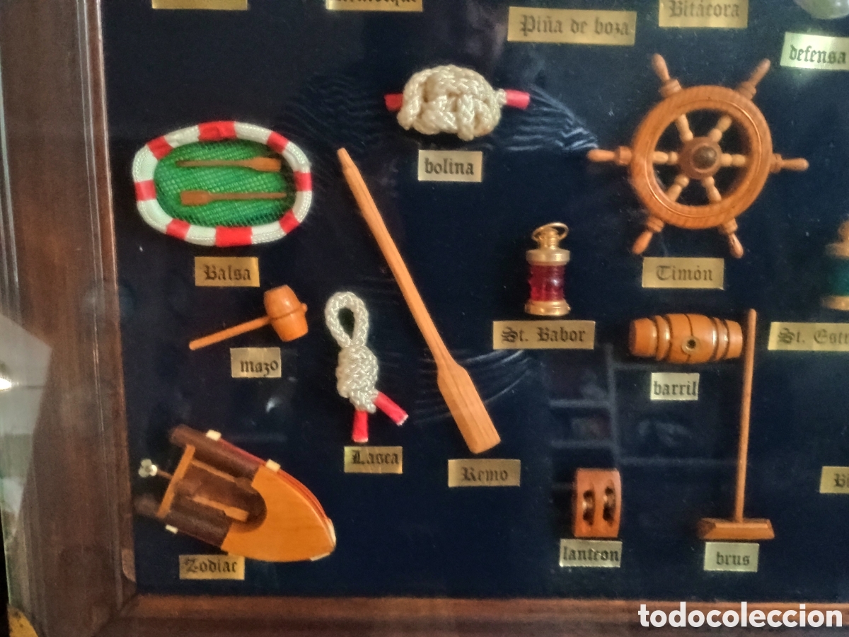 Artesan&iacute;a: Cuadro de nudos y elementos marineros - Foto 3