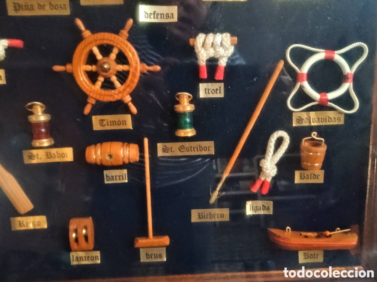 Artesan&iacute;a: Cuadro de nudos y elementos marineros - Foto 4