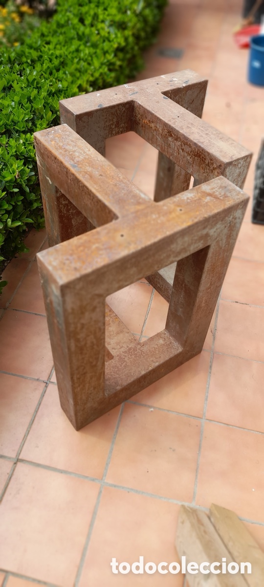 Artesan&iacute;a: Espectacular mesa maciza iroko - Foto 1