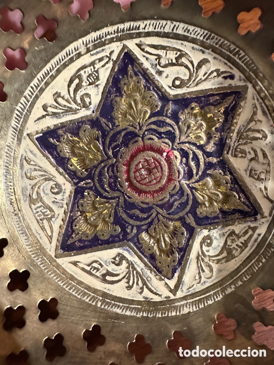 Artesan&iacute;a: Cuenco lat&oacute;n decoraci&oacute;n india - Foto 4