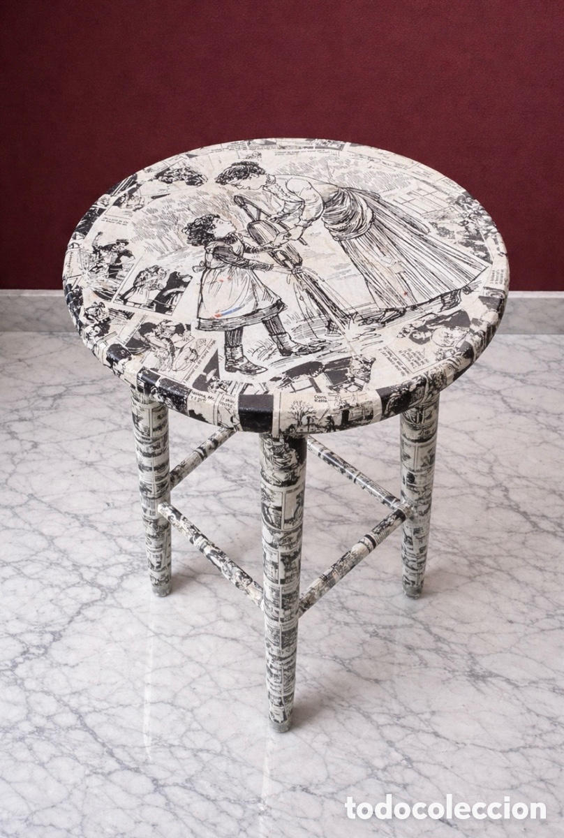 Artesan&iacute;a: TABURETE POP DECOUPAGE - Foto 3