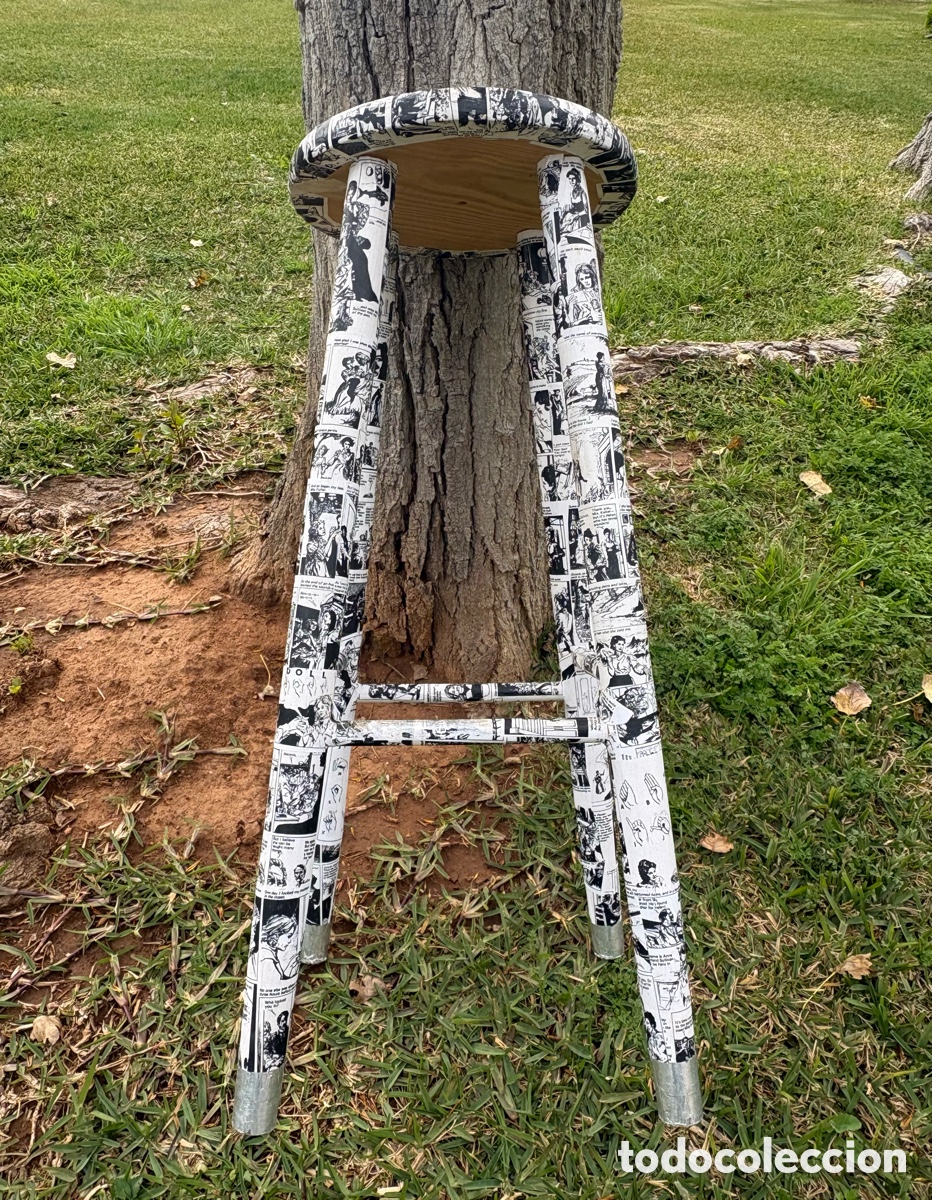 Artesan&iacute;a: TABURETE POP DECOUPAGE - Foto 6