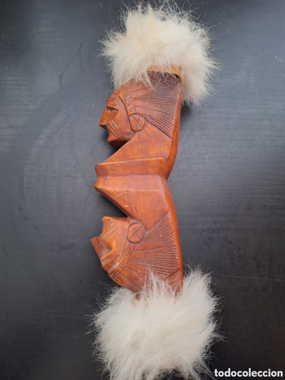 Artesan&iacute;a: Totem indio con pelo - Foto 2