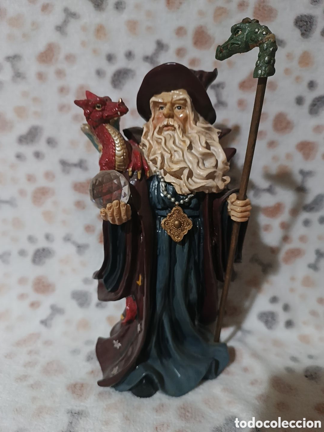 Artesan&iacute;a: Magn&iacute;fica figura de mago - Foto 1
