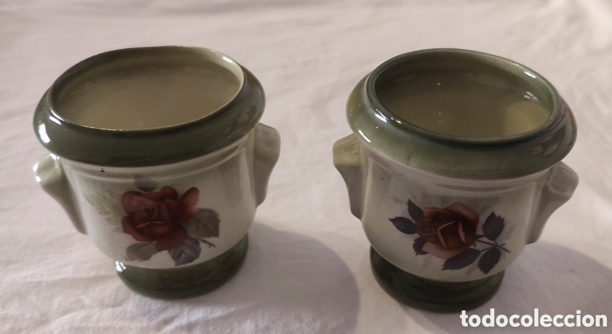 Artesan&iacute;a: Juego de jarrones decorativos