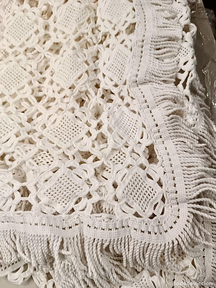 Artesan&iacute;a: Colcha croch&eacute; con flecos hecha a mano - Foto 2