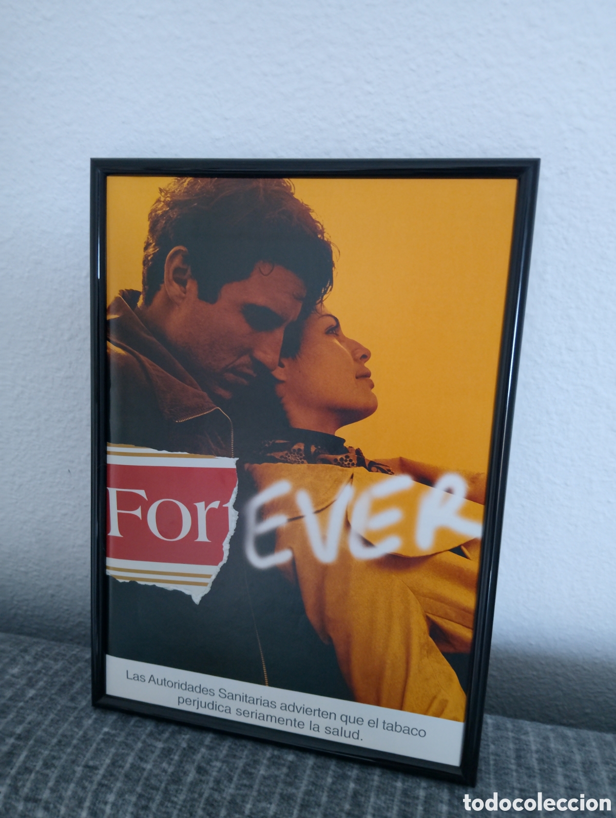 Artesan&iacute;a: Fortuna publicidad original enmarcada vintage