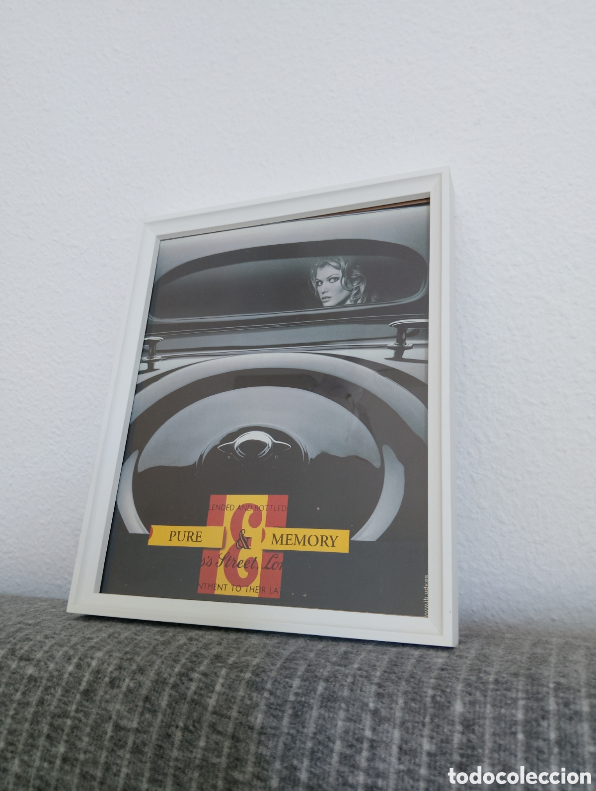 Artesan&iacute;a: JB whisky publicidad vintage enmarcada