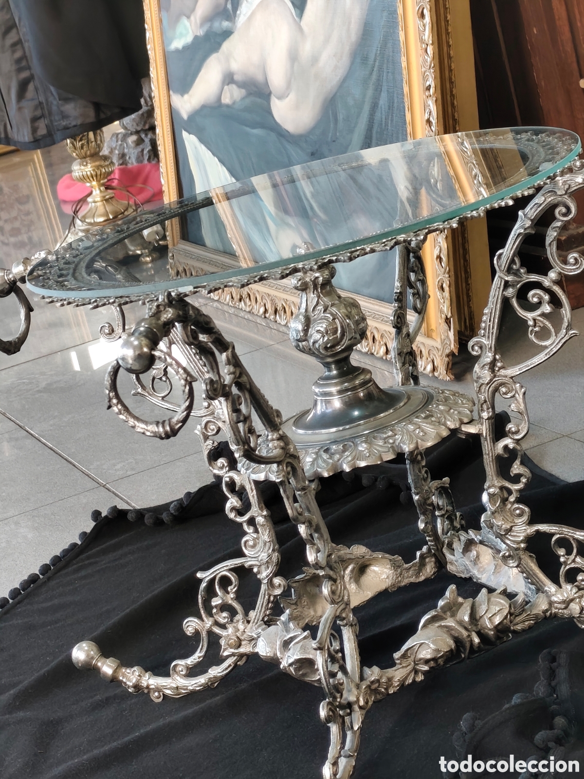 Artesan&iacute;a: Mesa de centro ornamental estilo Rococ&oacute; - Foto 4