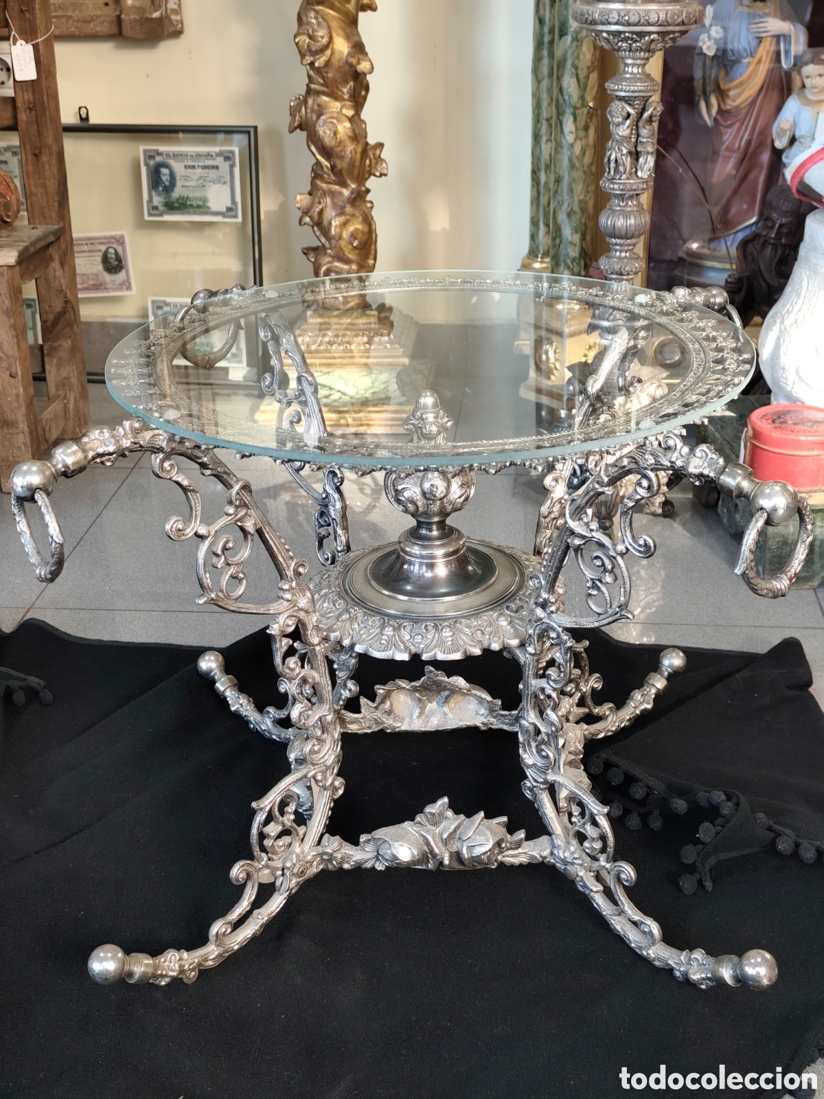 Artesan&iacute;a: Mesa de centro ornamental estilo Rococ&oacute; - Foto 13