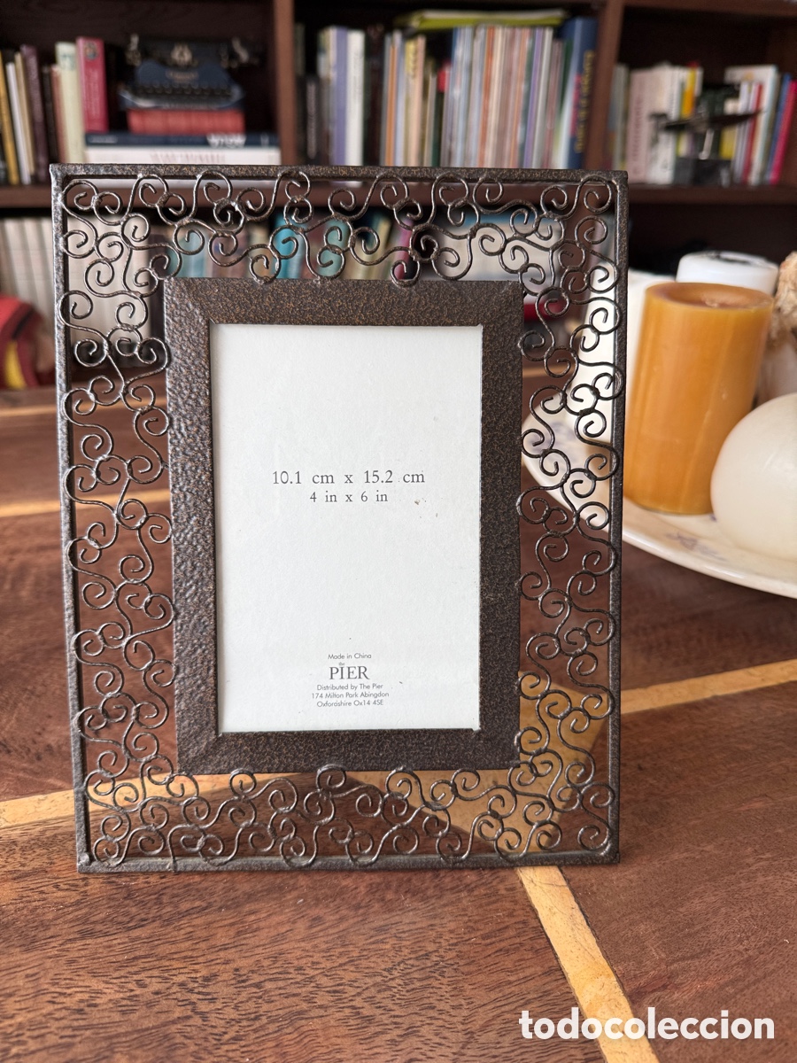 Artesan&iacute;a: Marco de foto de hierro artesanal