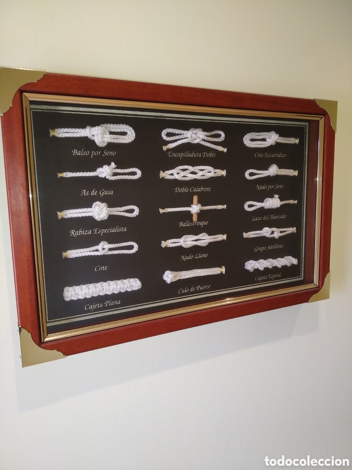 Artesan&iacute;a: Cuadro de nudos maritimos - Foto 1
