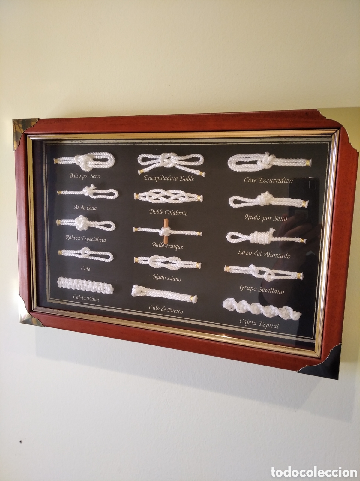 Artesan&iacute;a: Cuadro de nudos maritimos - Foto 2