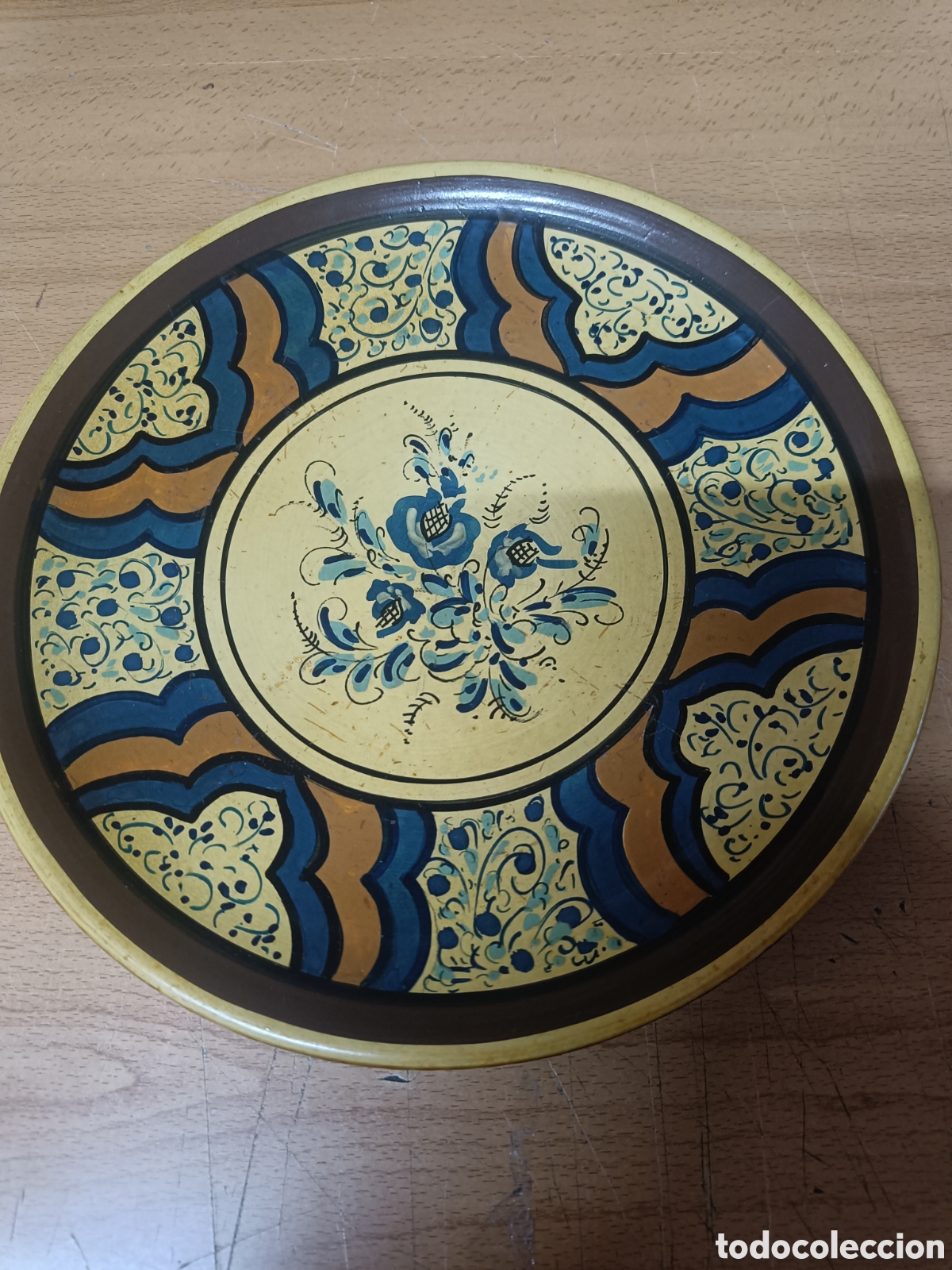 Artesan&iacute;a: PLATO CER&Aacute;MICA ESPA&Ntilde;OLA ORIGINAL DISE&Ntilde;O. 25 CM