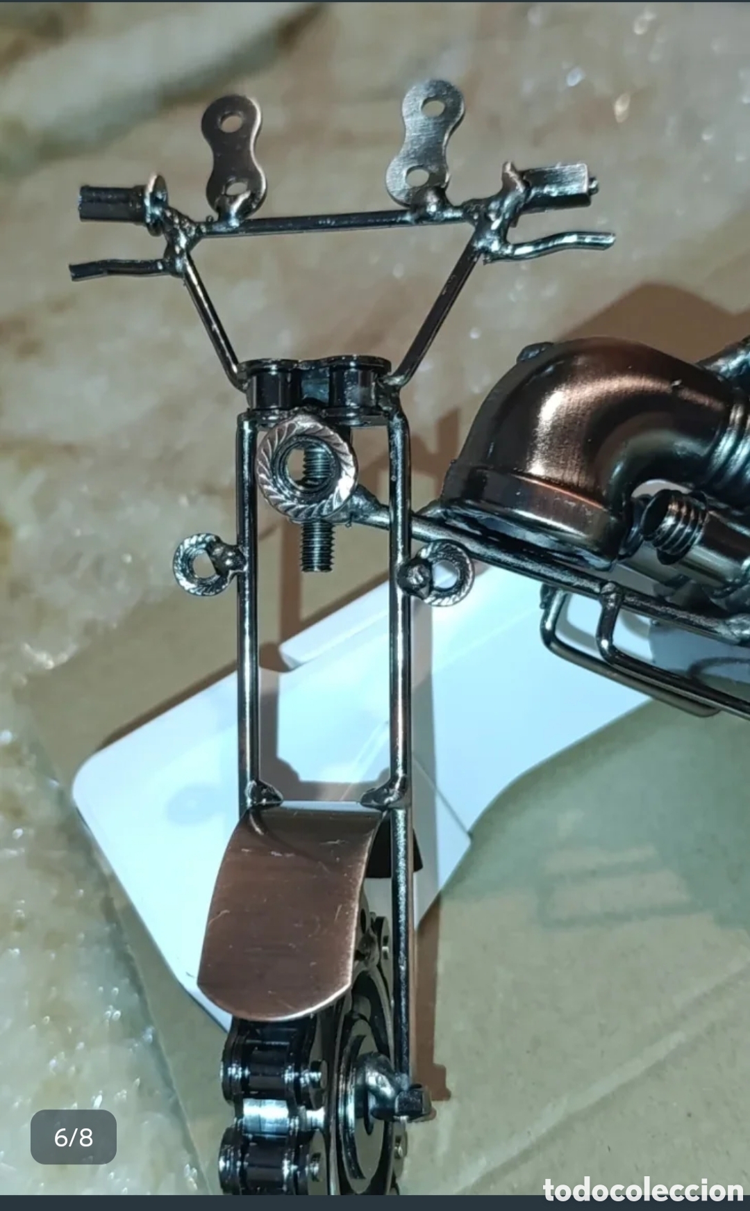 Artesan&iacute;a: R&eacute;plica Moto Chopper - Foto 5