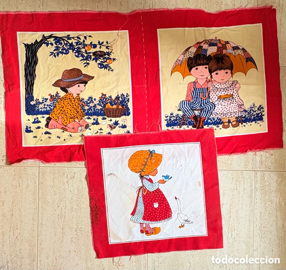 Artesan&iacute;a: Tela vintage infantil