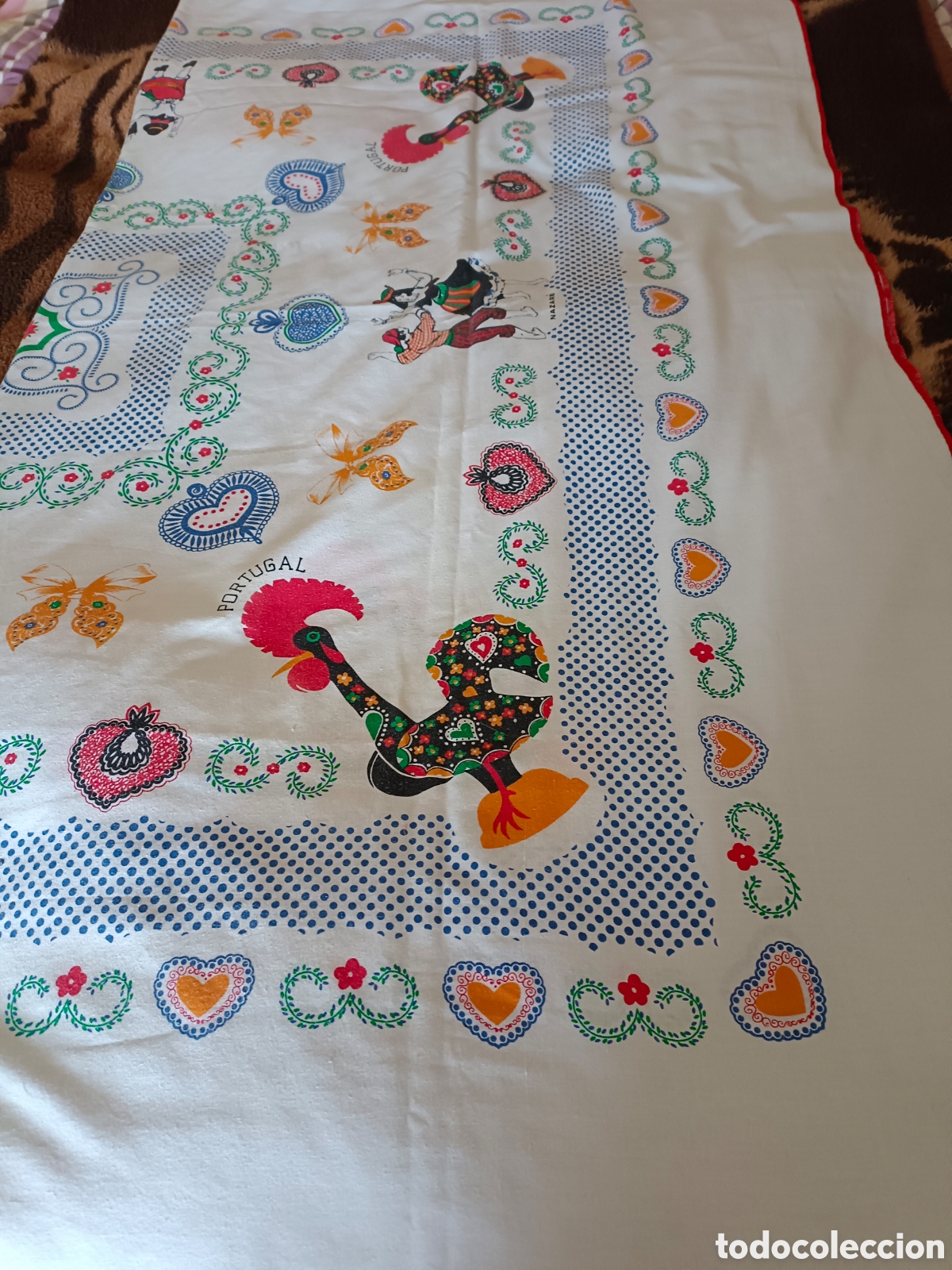 Artesan&iacute;a: Mantel de algod&oacute;n de Portugal