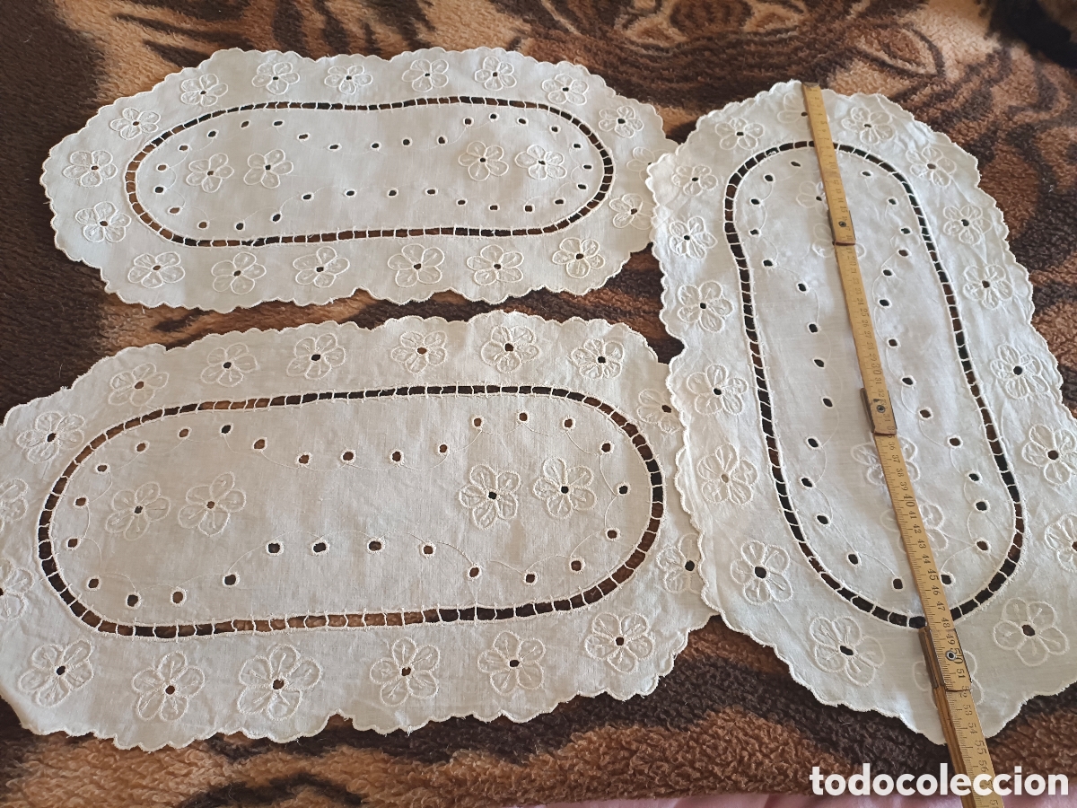 Artesan&iacute;a: 3 manteles individuales