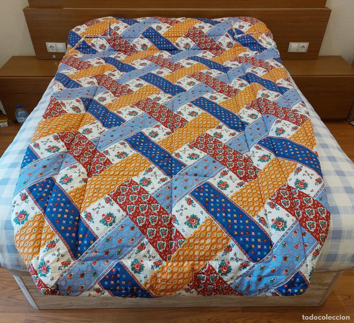 Artesan&iacute;a: # COLCHA EDREDON AJUSTABLE CAMA DE 90 (NUEVO)