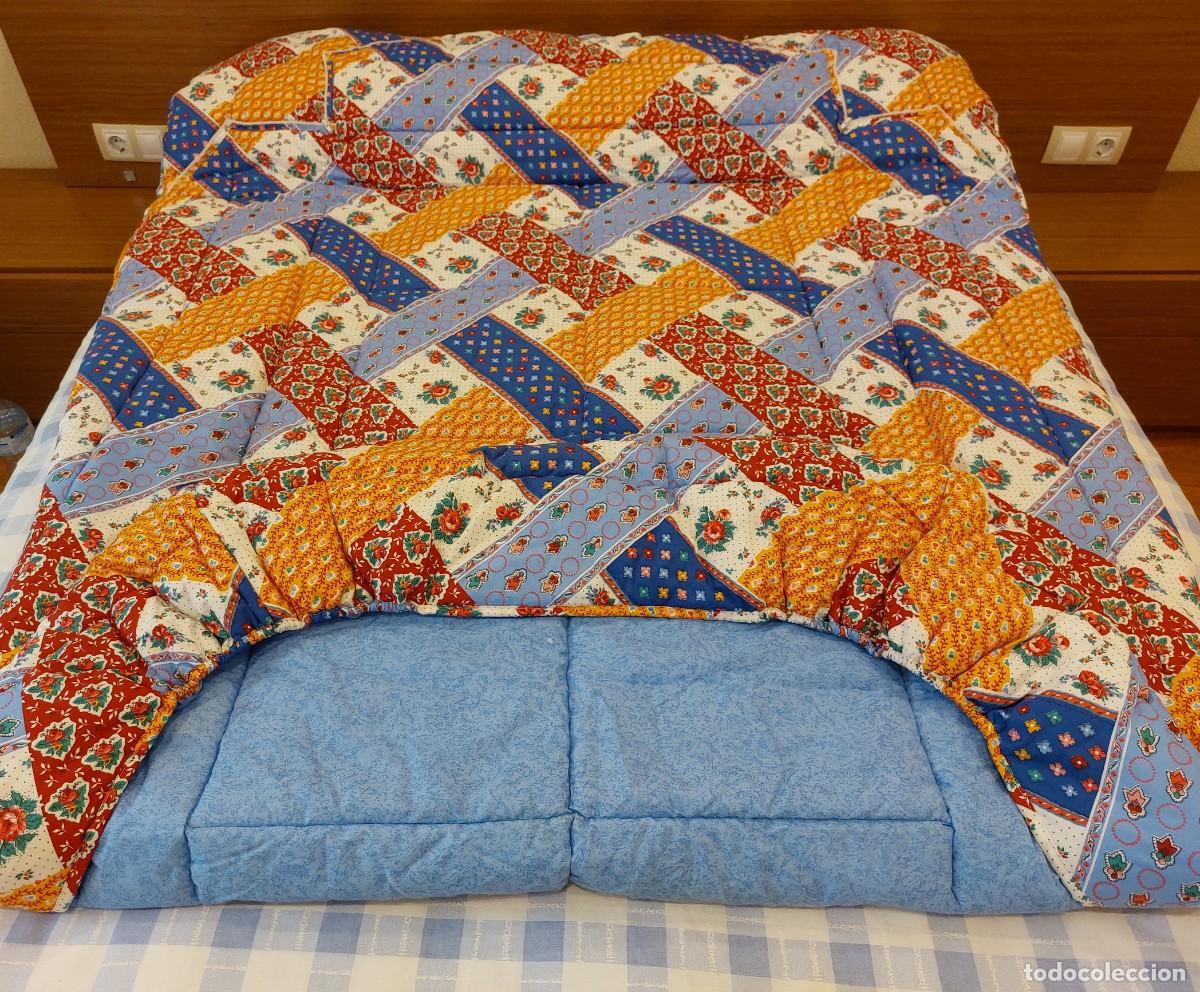 Artesan&iacute;a: # COLCHA EDREDON AJUSTABLE CAMA DE 90 (NUEVO) - Foto 4