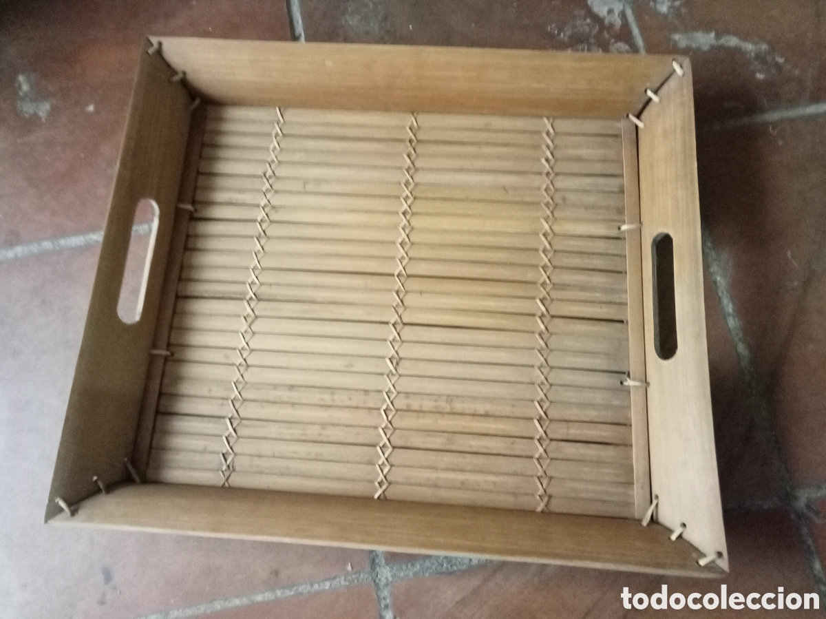 Artesan&iacute;a: Bandeja de ca&ntilde;a de bambu - Foto 2