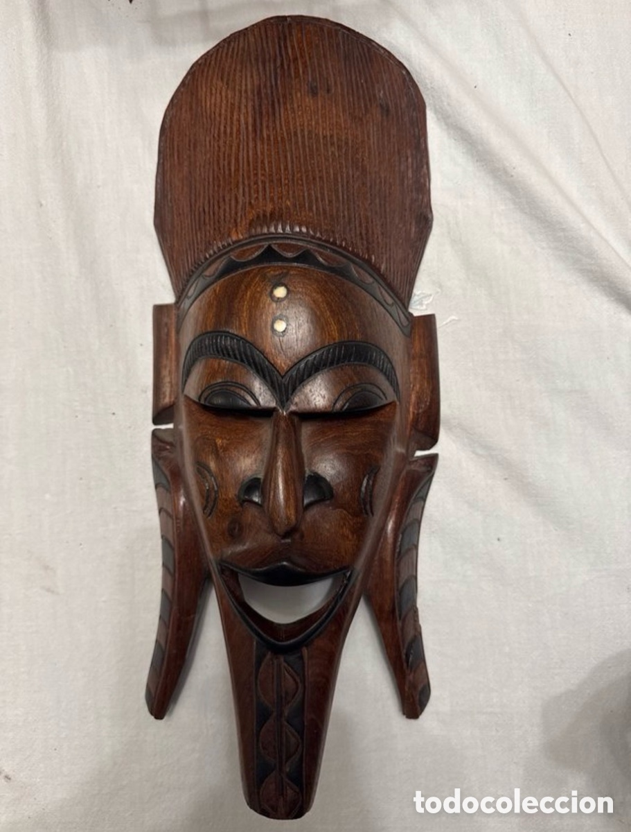 Artesan&iacute;a: M&aacute;scaras africanas de madera - Foto 2