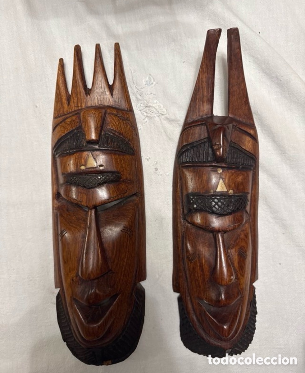 Artesan&iacute;a: M&aacute;scaras africanas de madera - Foto 7