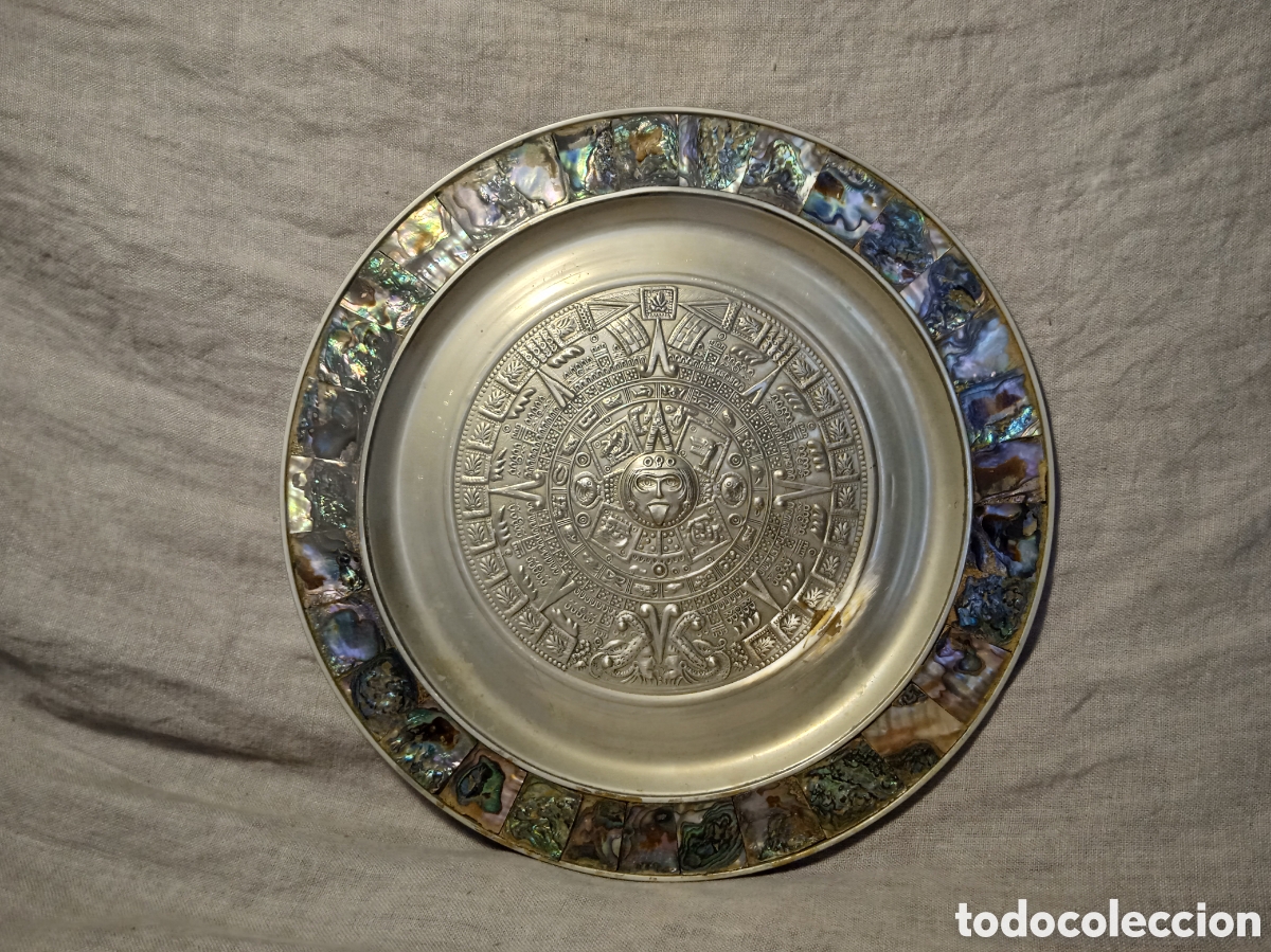 Artesan&iacute;a: Plato mexicano de alpaca