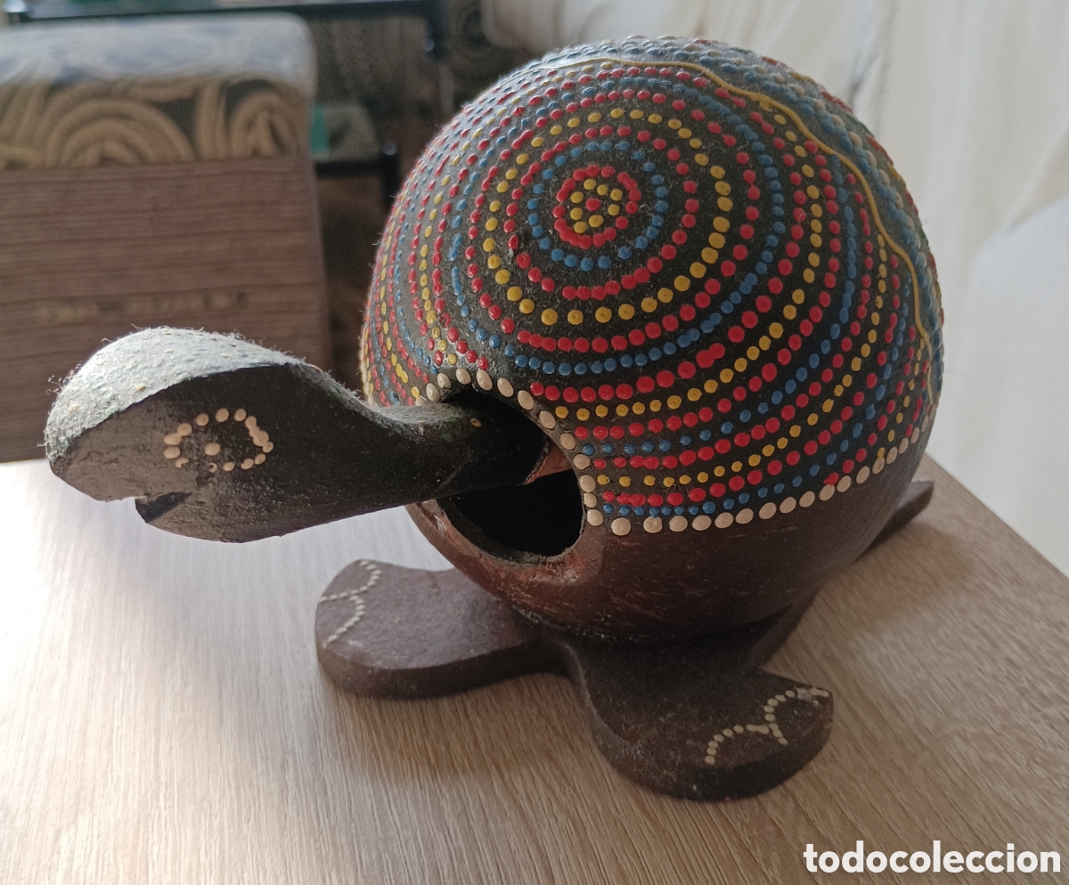 Artesan&iacute;a: Tortuga decorativa artesanal &uacute;nica